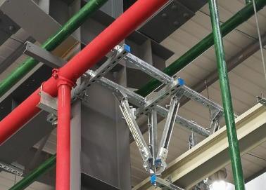 直辖县级行政区划该抗震支架的整体式支吊架结构协调性好